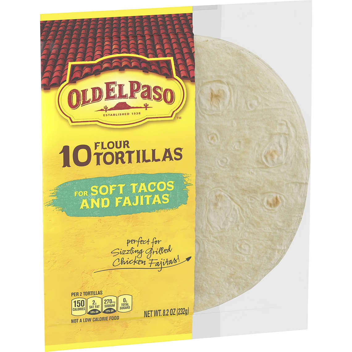 Flour Tortillas, 10count for Tacos & Fajitas Old El Paso